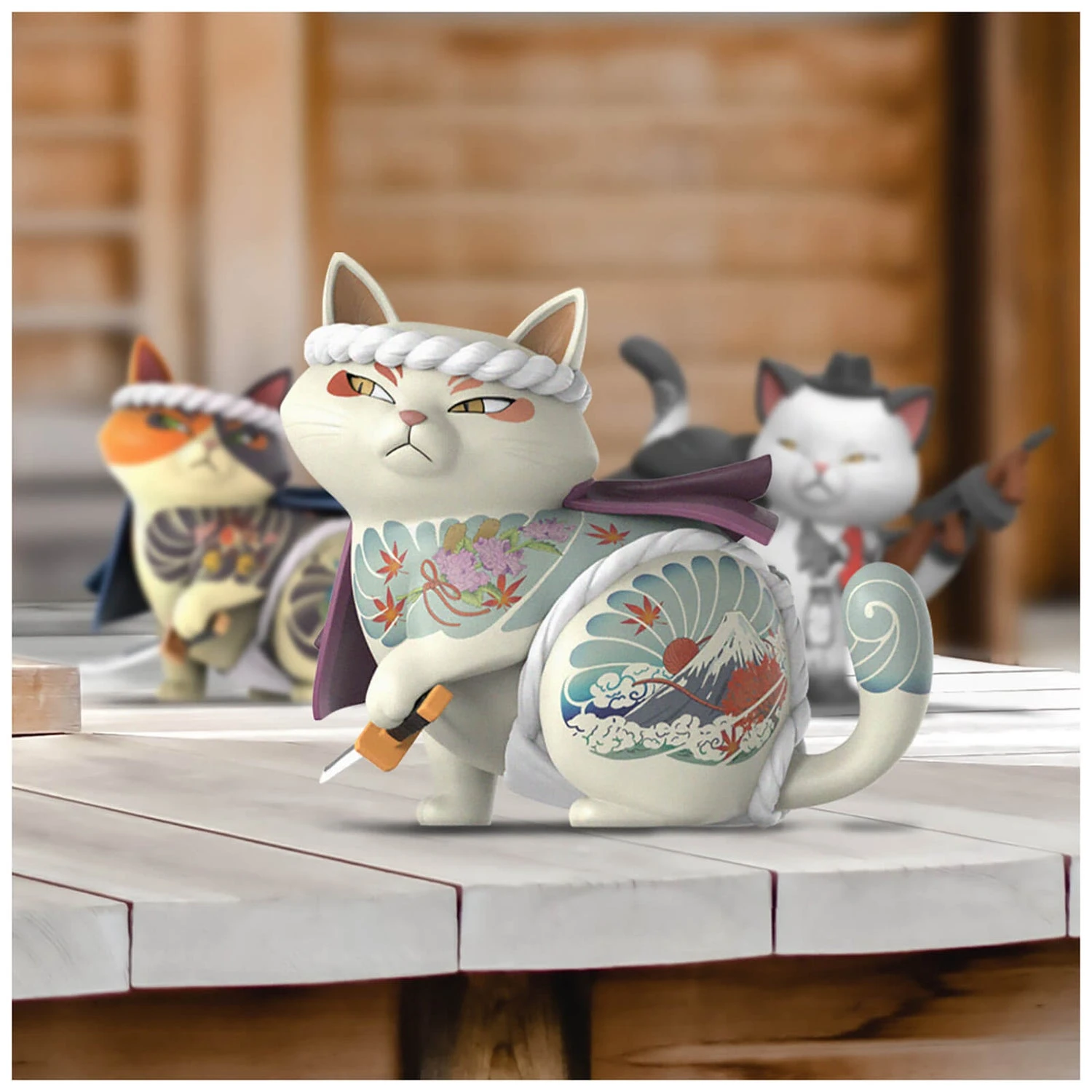 Mighty Jaxx Syndicats: Nyakuza (Ukiyo-E Edition) Figure 13 Mighty Jaxx Syndicats: Nyakuza (Ukiyo-E Edition) Figure - Image 11