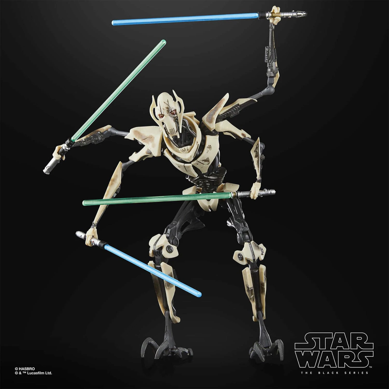 Hasbro Star Wars The Black Series General Grievous (Battle Damaged) Action Figure 5 Hasbro Star Wars The Black Series General Grievous (Battle Damaged) Action Figure - Image 3
