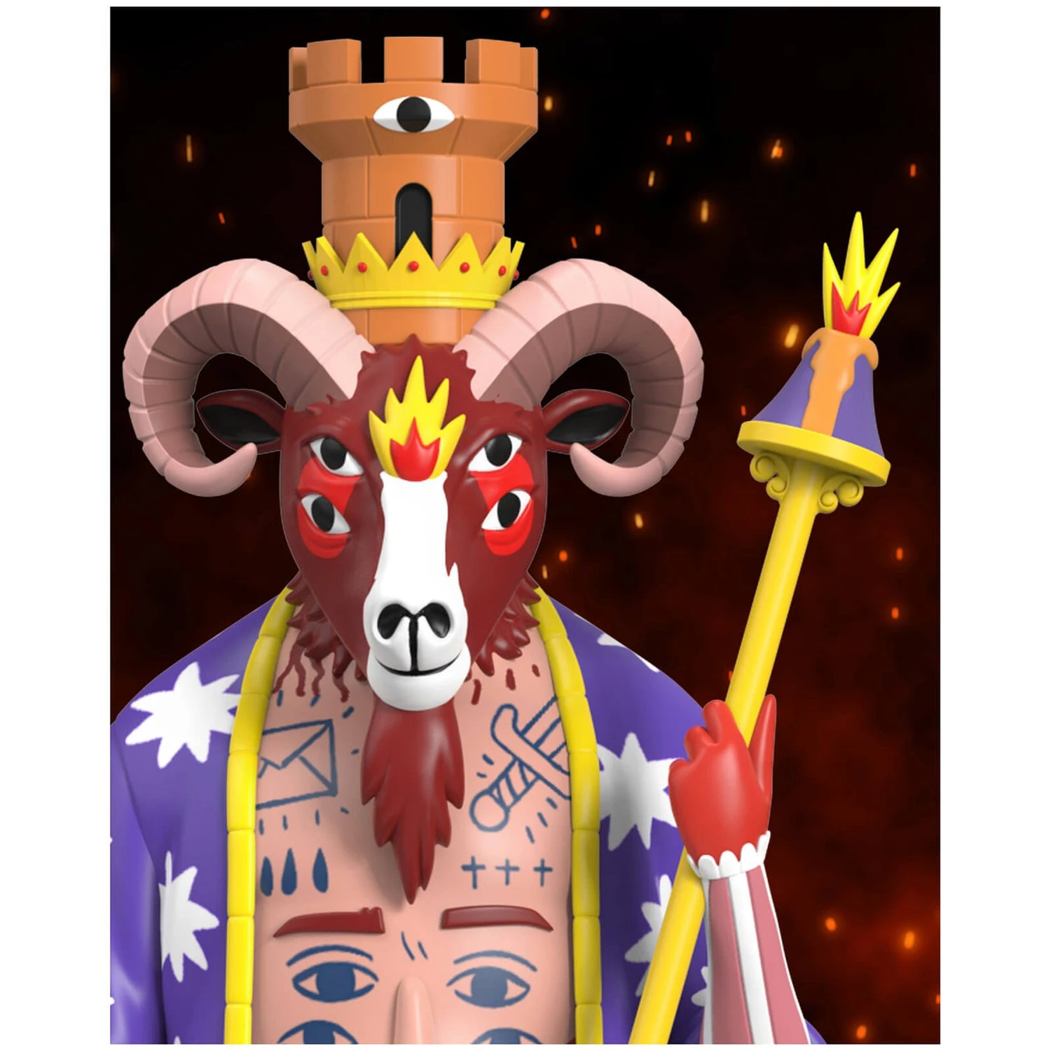 Mighty Jaxx El Emperador By Ricardo Cavolo 10" Collectible Figure 11 Mighty Jaxx El Emperador By Ricardo Cavolo 10" Collectible Figure - Image 9