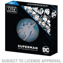 Superman 85th Anniversary Medallion -Television Action Figures Shop 14851055 1585059998417699