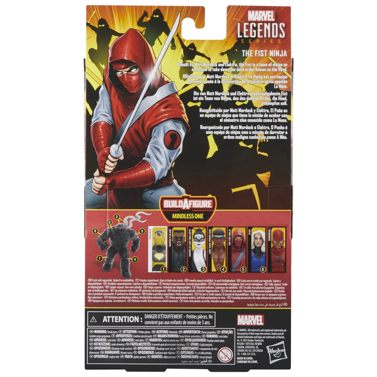 Hasbro Marvel Legends Series The Fist Ninja, 6" Marvel Legends Action Figures 11 Hasbro Marvel Legends Series The Fist Ninja, 6" Marvel Legends Action Figures - Image 9