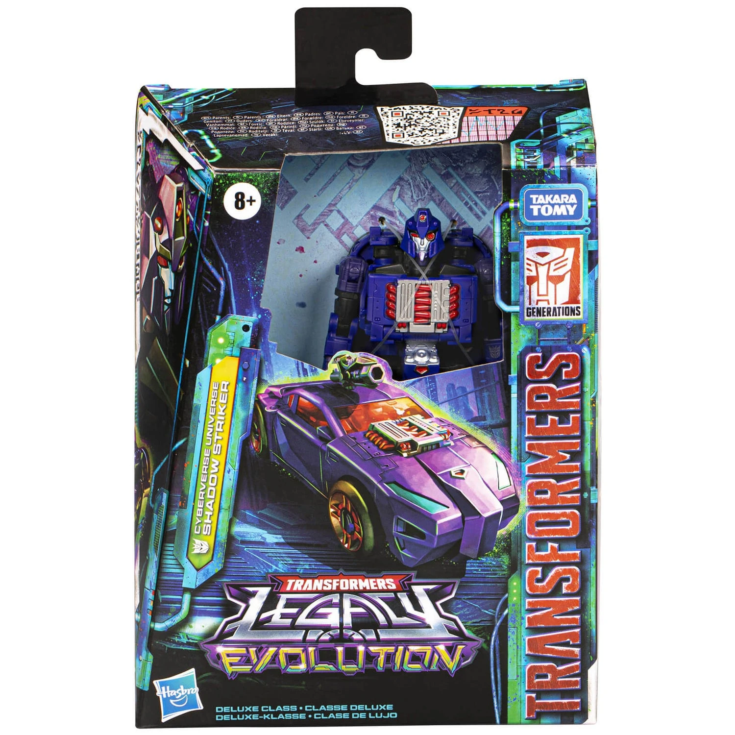 Hasbro Transformers Legacy Evolution Deluxe Cyberverse Universe Shadow Striker Action Figure (5.5”) 6 Hasbro Transformers Legacy Evolution Deluxe Cyberverse Universe Shadow Striker Action Figure (5.5”) - Image 4